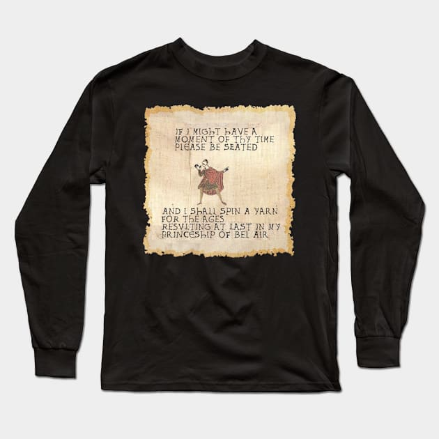 Funny medieval art Long Sleeve T-Shirt by Menras